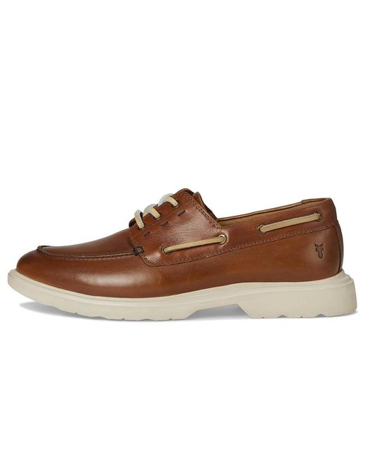 Frye Brown Connor Boat Shoes Slip On Shoes 8 D for men