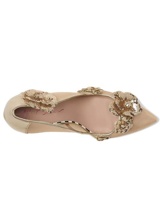 Betsey Johnson Metallic Rossa High Heels, Rubber/Synthetic