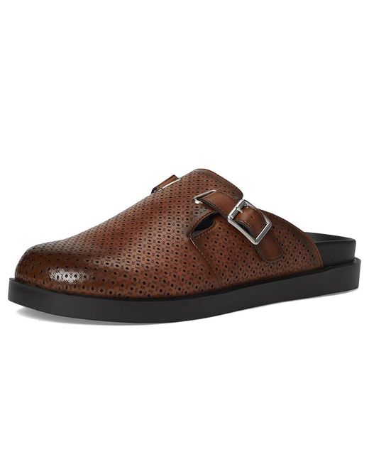 Stacy Adams Brown Montaine Slip-On Clog Lace-Up Boots, Rubber for men