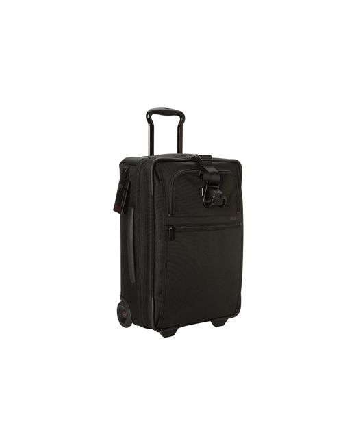 Tumi Alpha 2 - International Expandable 2 Wheeled Carry-on (black) Carry On Luggage