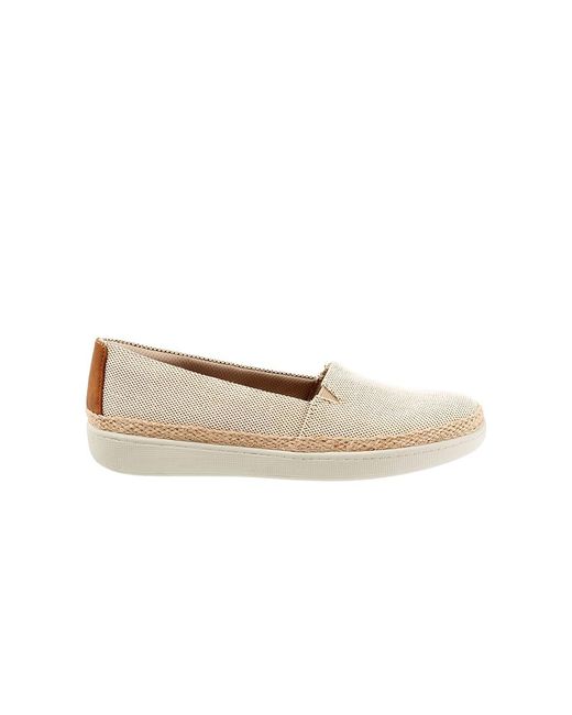 Trotters Black Accent Slip On Shoes 10 M (B) Textile
