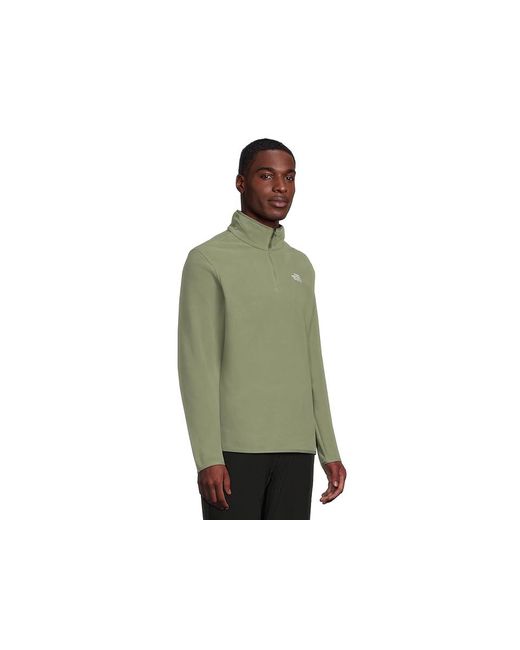 The North Face Green Glacier Fleece 1/4 Zip Jacket Jacket, Polyester for men