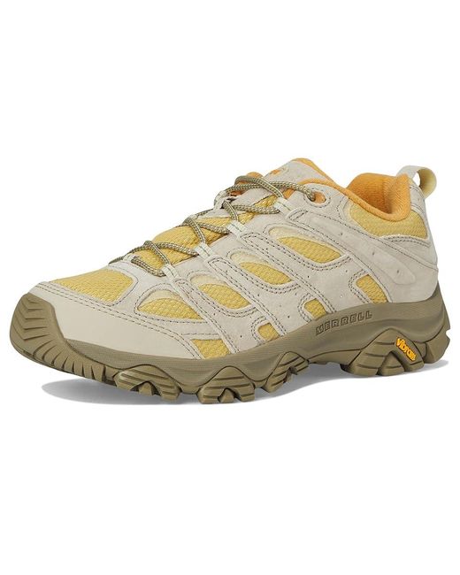 Merrell Metallic Moab 3 Shoes, Leather/Suede/Textile for men