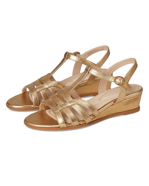 Söfft Metallic Scarlet Sandals 6.5 M (B) Leather