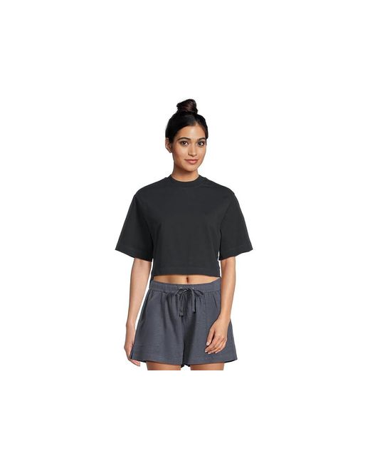 AllSaints Black Lottie T-Shirts Clothing, Cotton