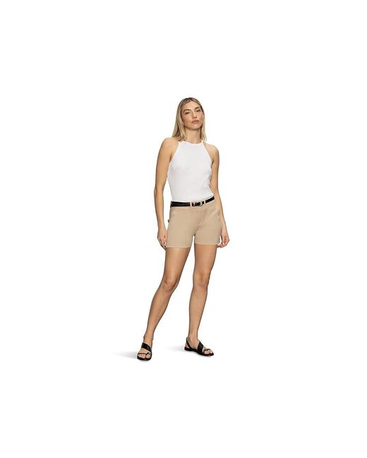 Sanctuary Black Liner Shorts Shorts, Cotton/Spandex