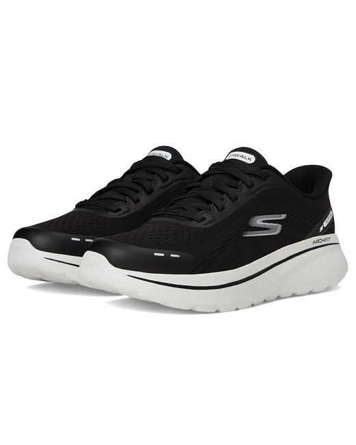 Skechers Black Go Walk Arch Fit N-Joy Nobend Hands Free Slip-In Walking Shoes/ 9.5 D for men