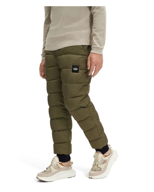 UGG Winslow Puffer Pants in Green for Men | Lyst