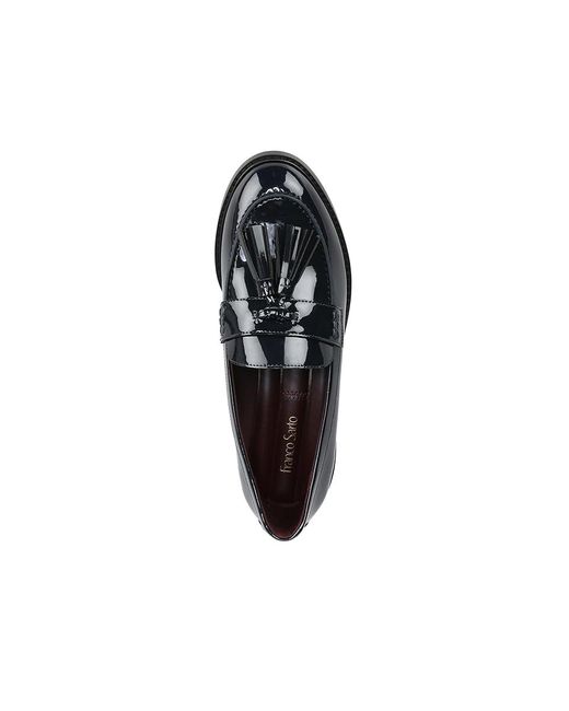 Franco Sarto Black Carolyn Low Slip-Ons ( Synthetic) Flat Shoes