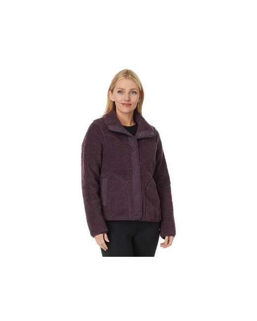 L.L. Bean Multicolor Bean's Sherpa Fleece Jacket Jacket, Fleece/Polyester/Taffeta