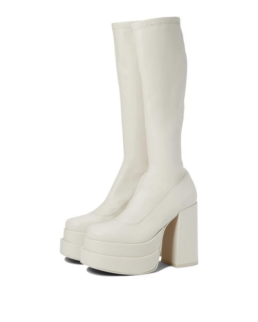Steve Madden Leather Cypress Boot in White Lyst
