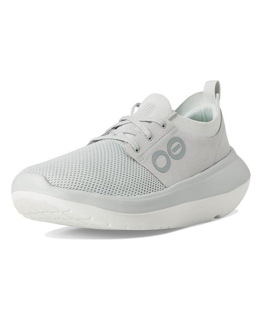 OOFOS Gray Oomy Stride Shoes for men