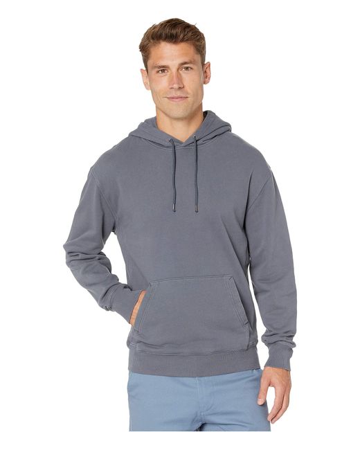 J.Crew Black Garment-dyed French Terry Hoodie for men