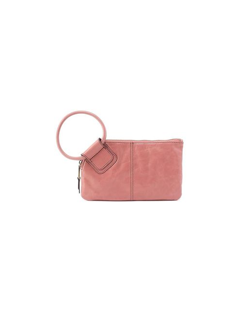 Hobo International Black Sable Wristlet Wallet, Leather