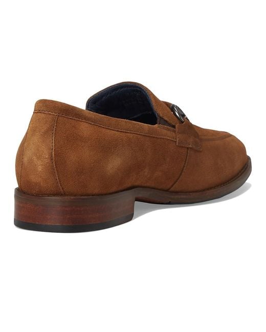 Johnston & Murphy Brown Landry Bit Shoes 9.5 M (D) Full Grain Leather for men