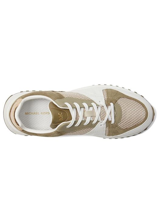 MICHAEL Michael Kors Metallic Jaime Trainer Shoes, Leather