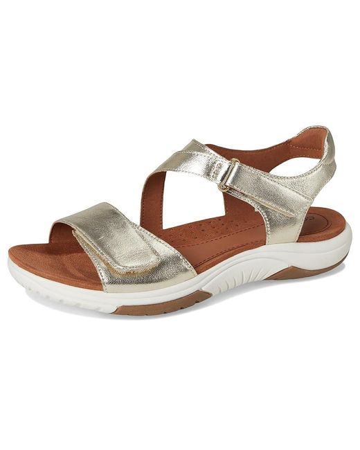 Cobb Hill Metallic Fiah Sandals 7.5 B