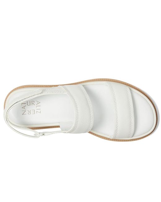 Naturalizer White Attract Wedge Shoes 10 M (B) Synthetic