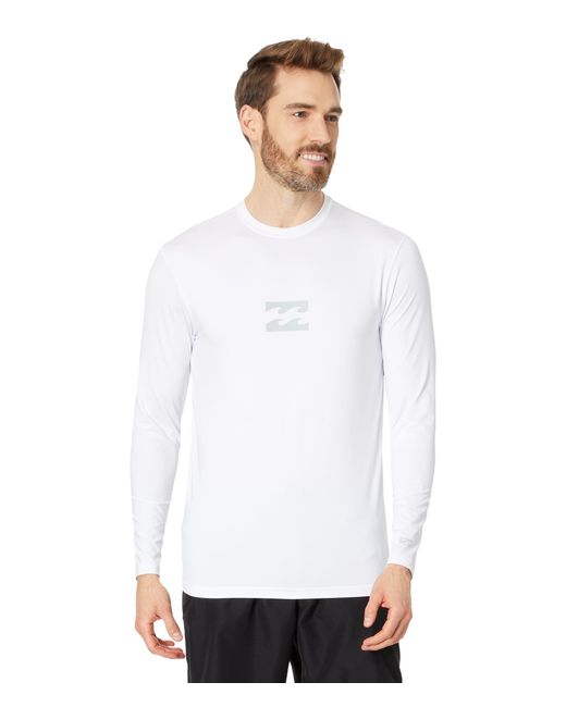Billabong All Day Wave Loose Fit Long Sleeve Rashguard in White for Men ...