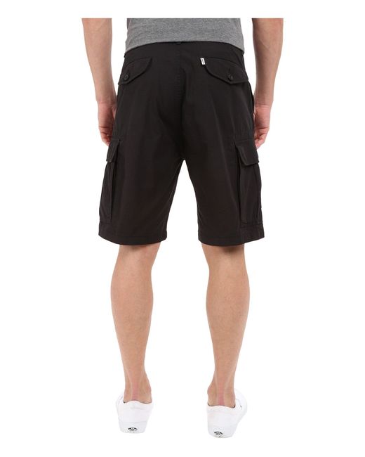 levis black cargo shorts