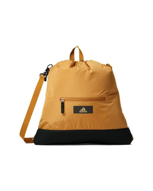 adidas Synthetic Squad Convertible Crossbody in Yellow Lyst