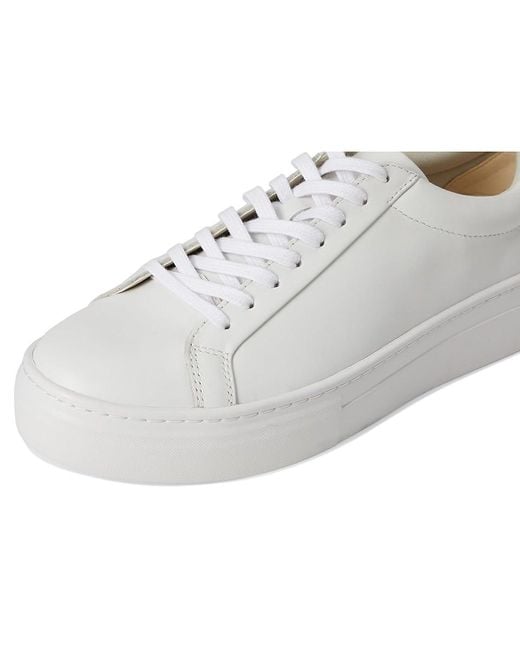 Vagabond White Zoe Platform Shoes 2, Leather