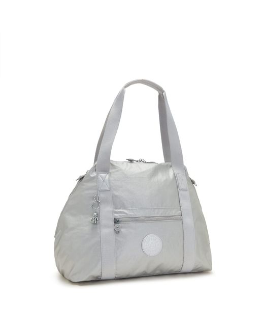 Kipling Gray Art Medium Tote Bag