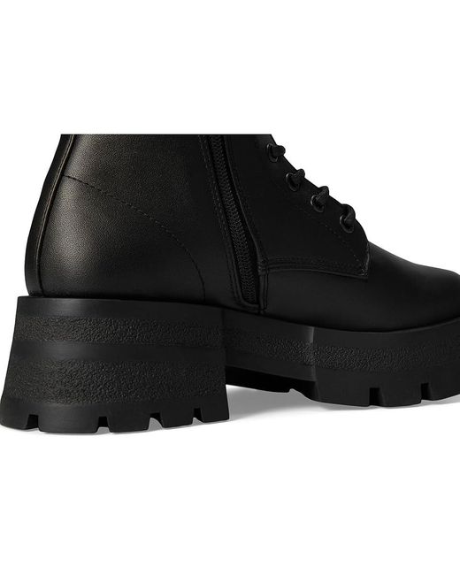 Steve Madden Black Rascal Boots, Leather/Rubber