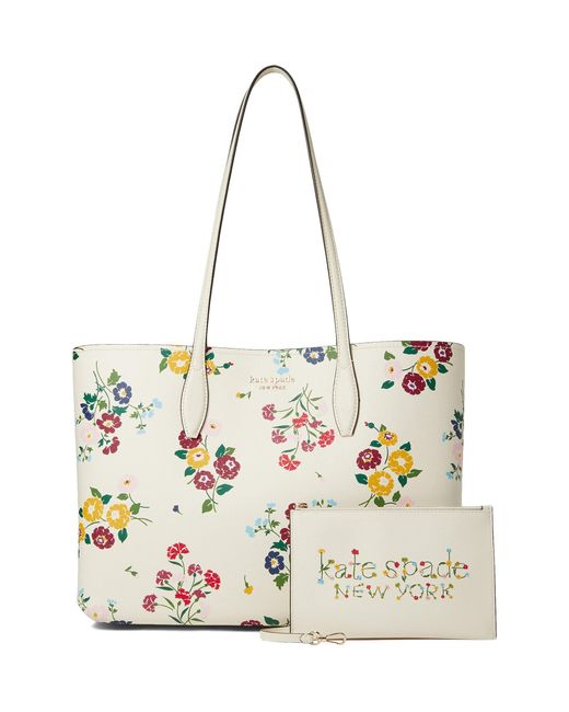 Kate Spade All Day Bouquet Toss Printed Pvc Large Tote | Lyst