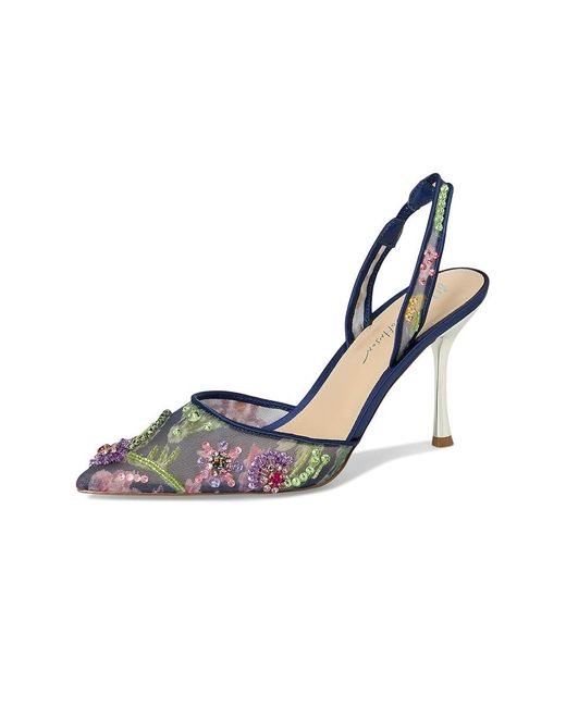 Betsey Johnson Black Velma High Heels, Synthetic