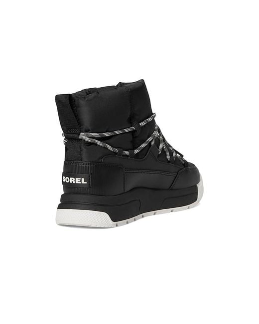 Sorel Black Whitney Iii Slip-On Waterproof Cold Weather Boots/Sea Salt 5.5 B