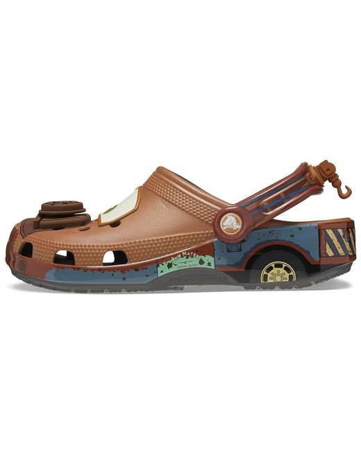 CROCSTM Black Cars Mater Classic Clog Shoes 10