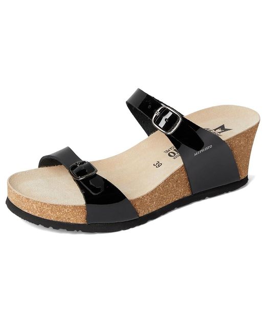 Mephisto Black Luisa 1 Sandals Eu 36 (Us 6) B
