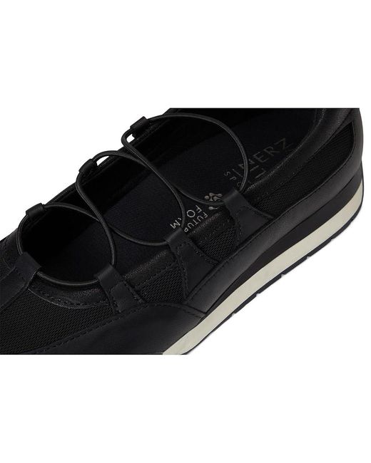 Naturalizer Black Tallulah Flat Shoes Leather/Mesh 6 M (B) Leather/Synthetic/Textile