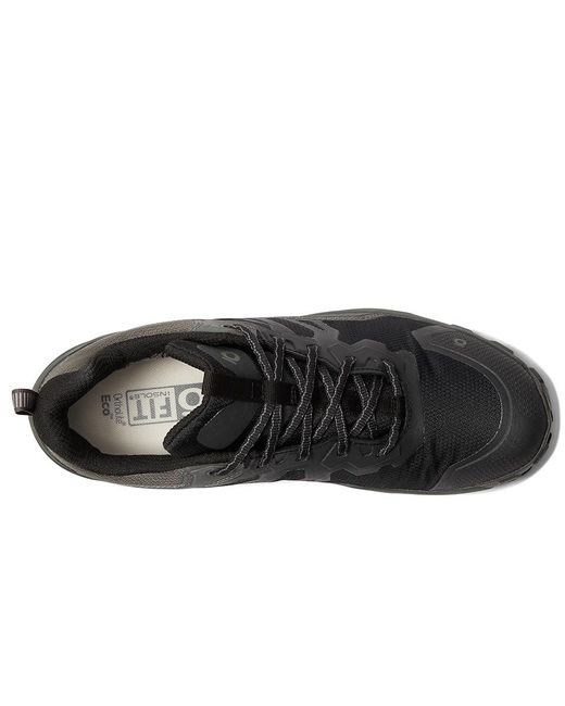 Oboz Black Katabatic Low B-Dry (Charcoal) Shoes for men
