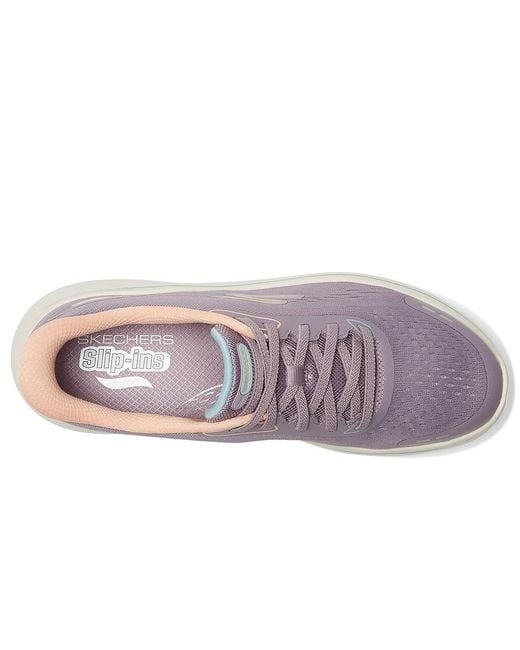 Skechers Purple Go Walk Arch Fit N-Joy Emory Hands Free Slip-Ins Walking Shoes 7.5 B
