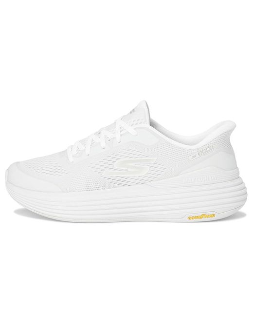Skechers White Max Cushioning Suspension Chrone Hands Free Slip-Ins Shoes 5 B