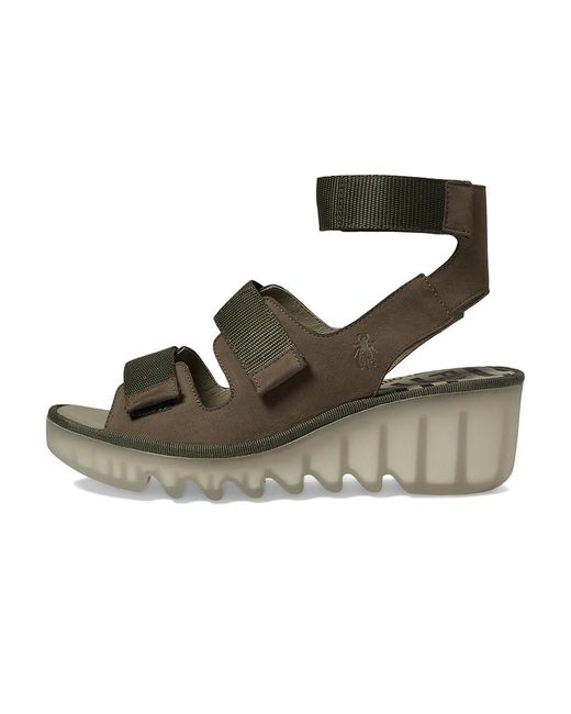 Fly London Black Bech474Fly (Khaki Cupido) Shoes