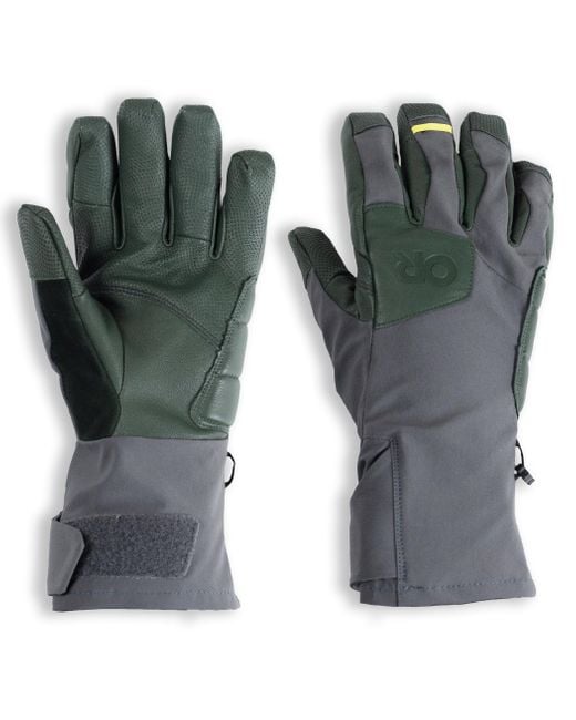 Outdoor Research Extravert Gloves in Green for Men Lyst