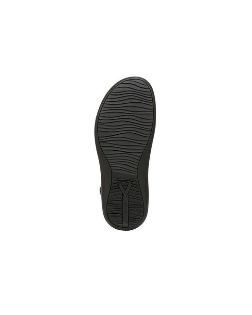 Vionic Black Awaken Ankle Straps ( Leather) Sandals