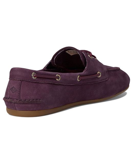 Sperry Top-Sider Purple Slimboat Shoes 10 M (B) Polyester
