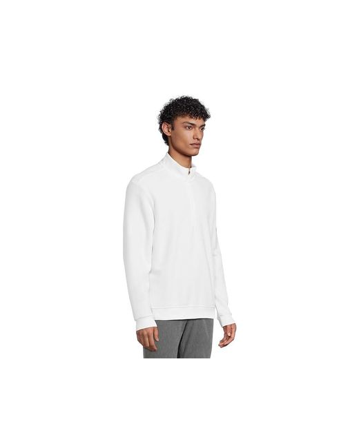 Adidas Originals White Ultimate365 Terry Cloth 1/4 Zip Golf Pullover Short Sleeve Knit for men