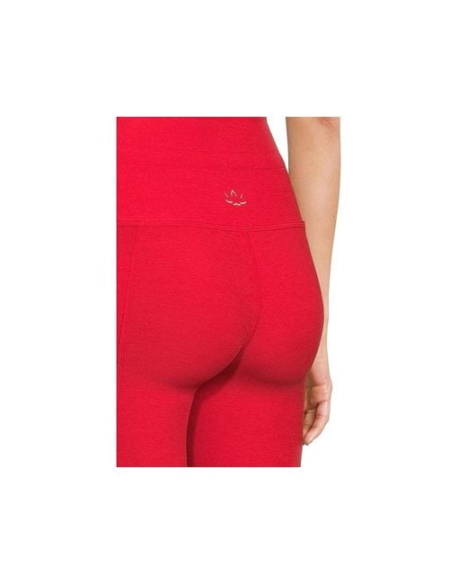 Beyond Yoga Red Spacedye The Go Pocket Midi Leggings Workout Xl (Us 14-16) Elastane/Polyester