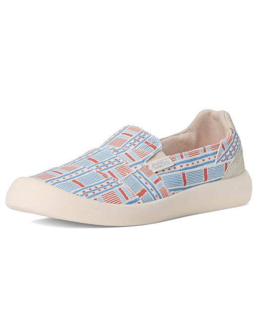 Blowfish White Beachfront Slip On Shoes Shoes, Textile