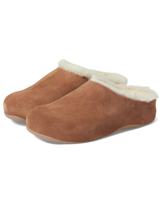 fitflop suede clogs