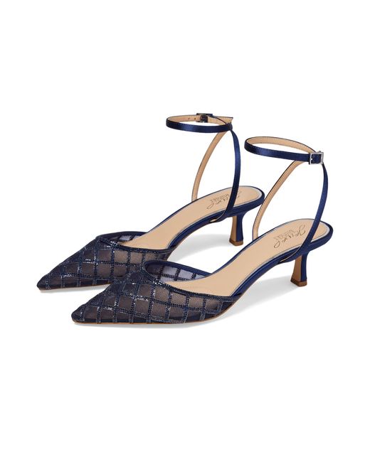 Navy blue best sale badgley mischka shoes