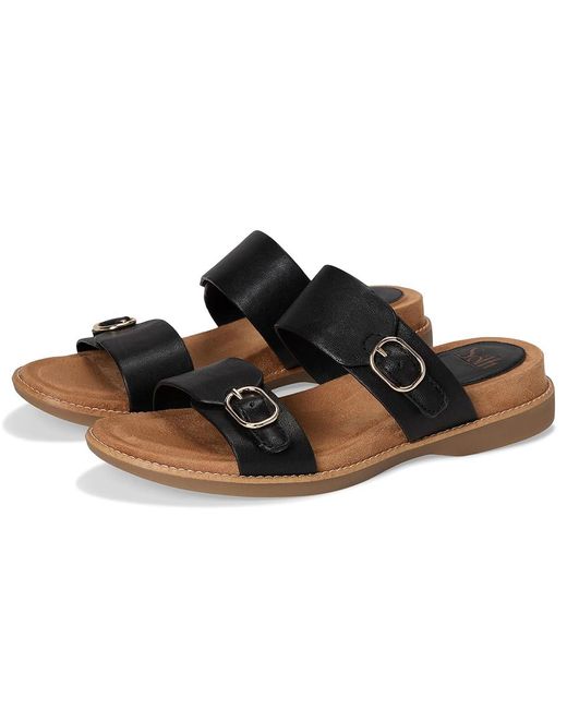 Söfft Black Bernise Sandals 8.5 M (B) Leather