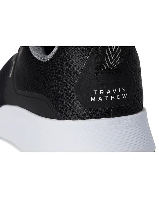 Travis Mathew Black The Nuage Lace-Up Boots for men