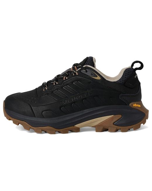 Merrell Black Moab Speed 2 Leather Waterproof Climbing Shoes for men