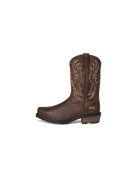 Ariat Brown Ironside Square Toe Steel Toe Work Boots Cowboy Boots 10.5 D for men